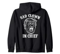 Design amusant de SAD CLOWN IN CHEF patriotique ani-trump Sweat à Capuche