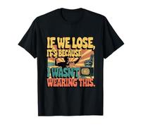 Design amusant de superstition porte-bonheur pour fan de sport T-Shirt