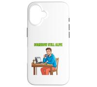 Design Amusant de Survie Quotidienne Somewhere Still Alive Coque pour iPhone 16