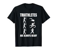 Design Amusant de Triathlon Formateur de triathlètes. T-Shirt Graphique avec Valeur