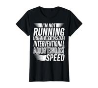 Design Amusant de vêtements de Technicien en radiologie interventionnelle T-Shirt Graphique avec Valeur, Femme, Noir, XL