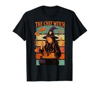 Design Amusant d'halloween The Chef Witch T-Shirt