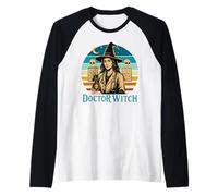 Design Amusant d'halloween The Doctor Witch Manche Raglan