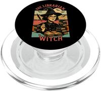 Design Amusant d'halloween The Librarian Witch PopSockets PopGrip pour MagSafe