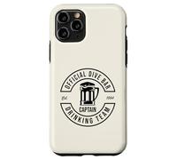 Design amusant du capitaine de l'équipe de plongée officielle Coque pour iPhone 11 Pro