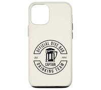 Design amusant du capitaine de l'équipe de plongée officielle Coque pour iPhone 12/12 Pro