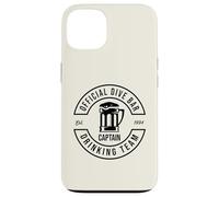 Design amusant du capitaine de l'équipe de plongée officielle Coque pour iPhone 13