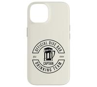 Design amusant du capitaine de l'équipe de plongée officielle Coque pour iPhone 14