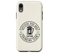 Design amusant du capitaine de l'équipe de plongée officielle Coque pour iPhone XR
