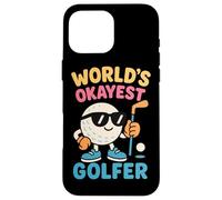 Design Amusant du Golfeur du Monde pour Les Amateurs de Golf Coque pour iPhone 16 Pro Max