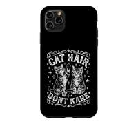 Design Amusant en Poils de Chat « Don't Care » Coque pour iPhone 11 Pro Max