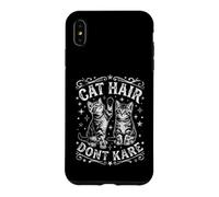 Design Amusant en Poils de Chat « Don't Care » Coque pour iPhone XS Max