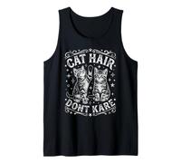 Design Amusant en Poils de Chat « Don't Care » Débardeur