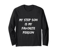 Design Amusant et attentionné « My Step-Son is My Favorite Person » Manche Longue