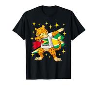 Design Amusant Guyana Dab Jaguar pour Enfants Guyanais Pride T-Shirt