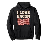 Design Amusant « I Love Bacon » pour Petit déjeuner Sweat à Capuche