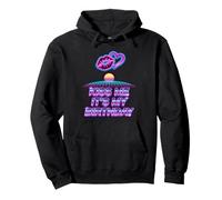 Design Amusant « Kiss Me It's My Birthday » pour Fille Sweat à Capuche