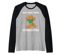 Design Amusant « Nicht Schon Wieder Weihnachten Trauriger Keks » Manche Raglan