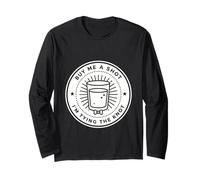 Design Amusant pour Enterrement de Vie de Jeune Fille « Buy Me a Shot I'm Tying The Knot » Manche Longue