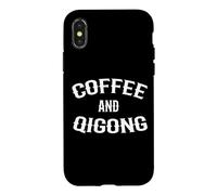 Design Amusant pour Les Amateurs de café et de Qi Gong Coque pour iPhone X/XS