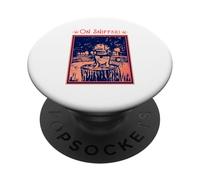 Design Amusant pour Promener Un Chien Teckel sur Sniffari PopSockets PopGrip Adhésif