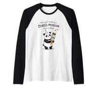 Design Amusant pour Une fête de crème glacée Panda-Monium Manche Raglan