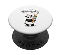 Design Amusant pour Une fête de crème glacée Panda-Monium PopSockets PopGrip Adhésif