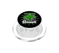 Design Amusant « Powered by Broccoli » PopSockets PopGrip pour MagSafe