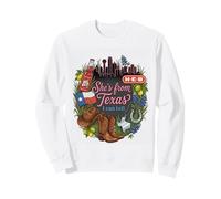 Design Amusant « She's from Texas I Can Tell Texas Pride » Sweatshirt