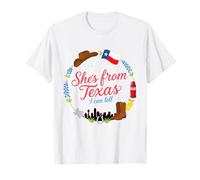 Design Amusant « She's from Texas I Can Tell Texas Pride » T-Shirt