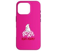 Design Amusant Unisexe « Run Away Bunny » Coque pour iPhone 16 Pro