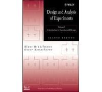 Design And Analysis Of Experiments, Volume 1