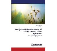 Design And Development Of Tractor Drawn Plant Uprooter