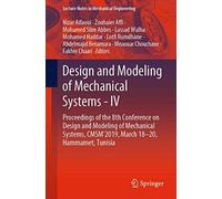 Design And Modeling Of Mechanical Systems - Iv