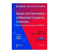 Design and optimisation of restricted complexity controllers - Ioan Doré Landau - Hermes Science Publications - broché - Livre