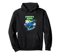 Design Animalier Dynamique Frost Wolf Speed Run Sweat à Capuche