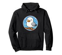 Design animé Mouette Super Mignon Sweat à Capuche