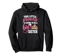 Design Annonce de Petite Princesse Grande sœur Sweat à Capuche