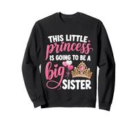 Design Annonce de Petite Princesse Grande sœur Sweatshirt