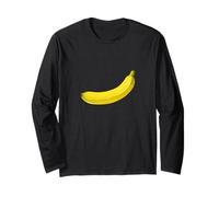 Design aquarelle Banane jaune Manche Longue