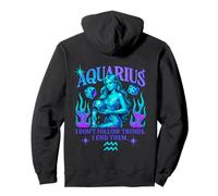 Design Aquarius Zodiac Attitude avec des Vibrations audacieuses Sweat à Capuche
