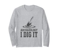 Design archéologique Amusant - Histoire des fouilles archéologues Manche Longue