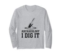 Design archéologique Amusant - Histoire des fouilles archéologues Manche Longue
