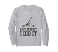 Design archéologique Amusant - Histoire des fouilles archéologues Manche Longue