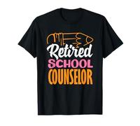 Design Artistique au Crayon de conseiller Scolaire à la Retraite T-Shirt