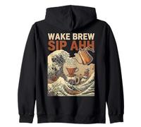 Design Artistique de préparation de café Wake Brew Sip Ahh Home Sweat à Capuche