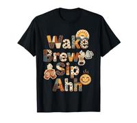 Design Artistique de préparation de café Wake Brew Sip Ahh Home T-Shirt