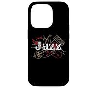 Design Artistique d'instruments de Musique Jazz Coque pour iPhone 14 Pro