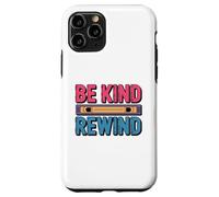 Design Artistique rétro VHS Vintage Be Kind Rewind Coque pour iPhone 11 Pro