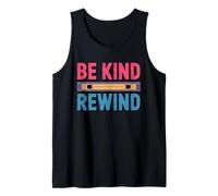 Design Artistique rétro VHS Vintage Be Kind Rewind Débardeur